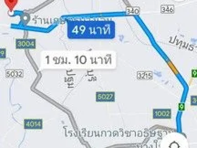 ขายที่ดิน ตบางเลน อบางเลน จนครปฐม 945 ตารางวา เข้าตรงข้ามร้านห้อยขาบางเลน