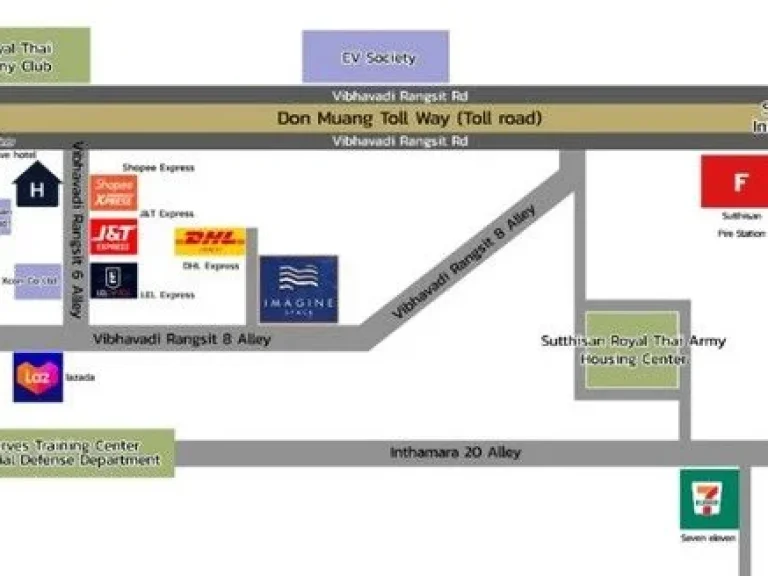 ให้เช่าพื้นที่105ตรม ชั้น1 วิภาวดีซอย8 ใกล้แยกสุทธิสาร เหมาะทำออฟฟิศ โชว์รูม คลินิก คาเฟ่