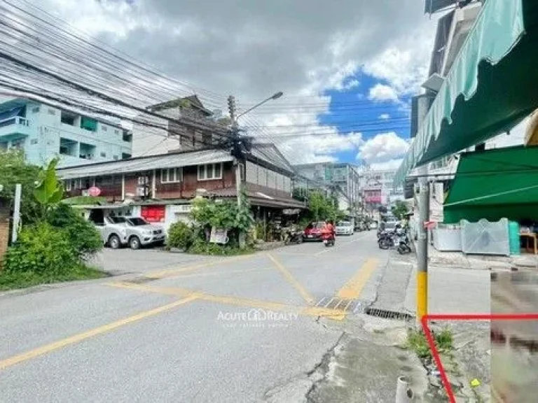 ขายที่ดินพร้อมสิ่งปลูกสร้างย่านห้าแยกสันติธรรม ตช้างเผือก เชียงใหม่ ที่ดิน 102 ตรว