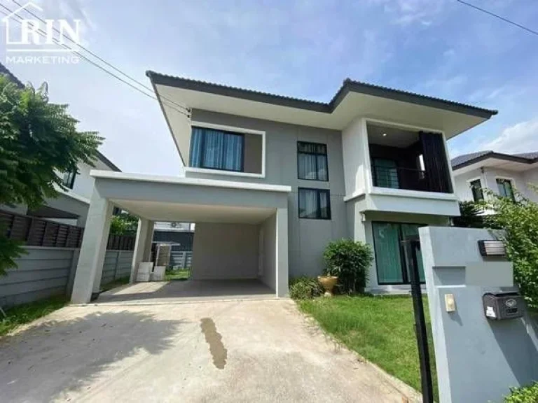 ขาย หรือให้เช่า For sale or rent บ้านเดี่ยว 2 ชั้น 2-Storey Detached house พร้อมเฟอร์นิเจอร์บางส่วน Partly furnished