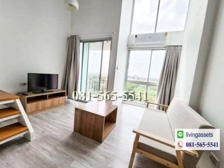 ขาย ให้เช่า ละติจูด คอนโด เอแบค บางนา ห้องดูเพล็กซ์ 2 ชั้น Latitude Condo-ABAC Bangna