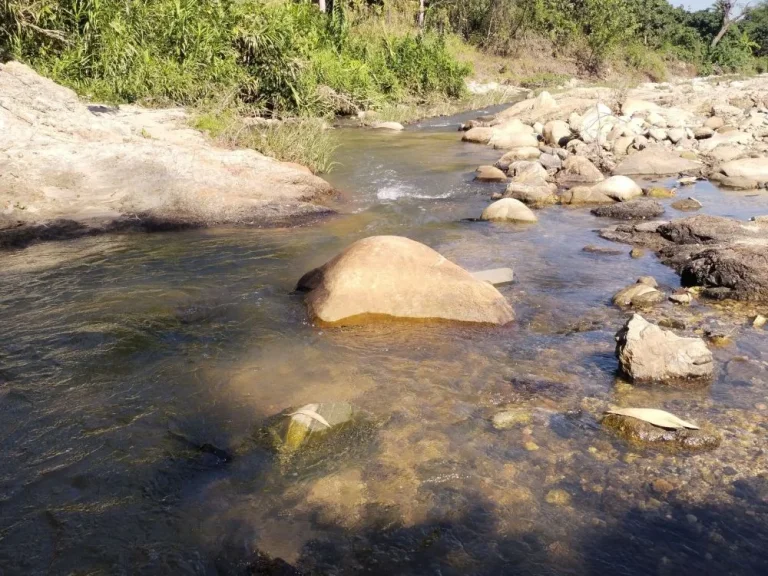 ที่ดินติดลำธาร มีโขดหินสวยงาม วิวดอยอินทนนท์ จอมทอง เชียงใหม่