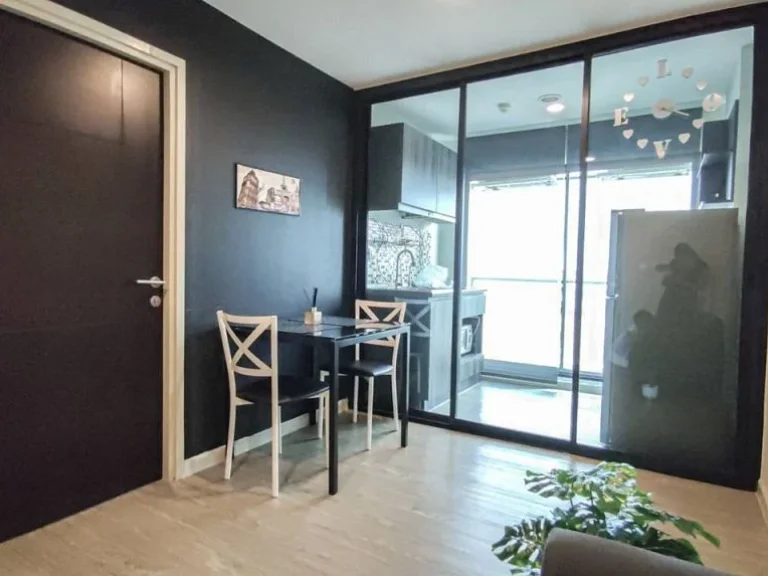 Condo Villa Lasalle สุขุมวิท 105 ใกล้ BTS แบริ่ง ห้องใหม่แบบ 1 ห้องนอน ชั้น7 ตะวันออก ตกแต่งครบ