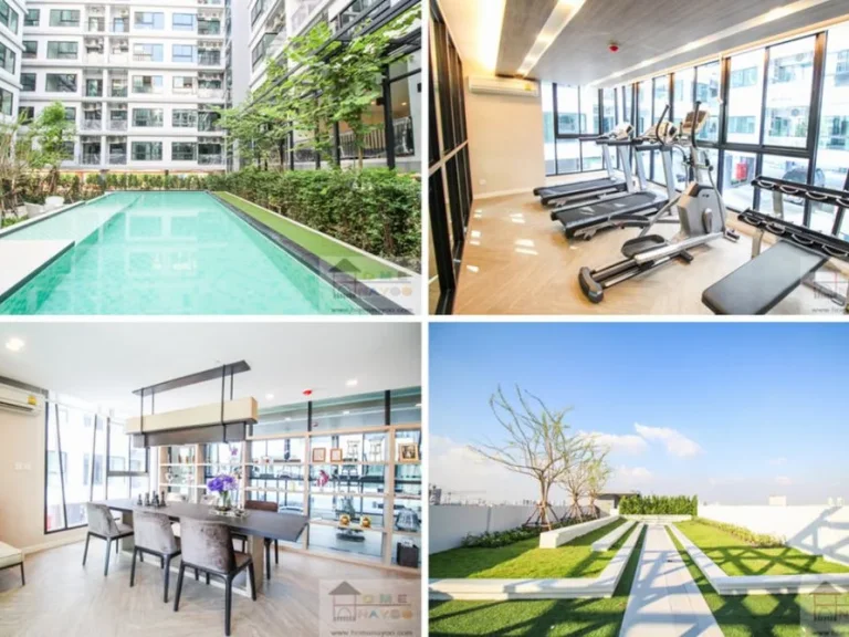 Condo Villa Lasalle สุขุมวิท 105 ใกล้ BTS แบริ่ง ห้องใหม่แบบ 1 ห้องนอน ชั้น7 ตะวันออก ตกแต่งครบ