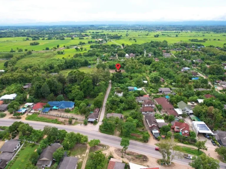 ที่ดินสวย ถมแล้ว ติดถนนลาดยาง น้ำไฟพร้อม ทำเลดีมาก