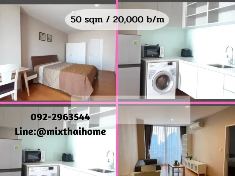 ให้่้เช่า โนเบิล รีโว สีลม NOBLE REVO SILOM for rent size 50 sqm river view