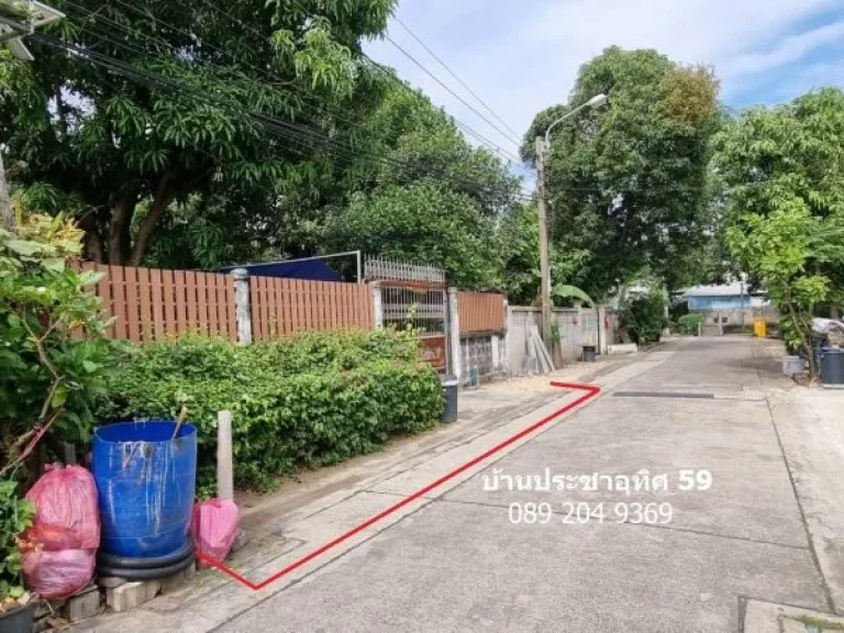 ขายที่ดินพร้อมบ้าน 63 ตรว ทำเลดี ใกล้มหาวิทยาลัยเทคโนโลยีพระจอมเกล้าธนบุรี ซอยประชาอุทิศ59แยก3 แขวงบางมด เขตทุ่งครุ กทม