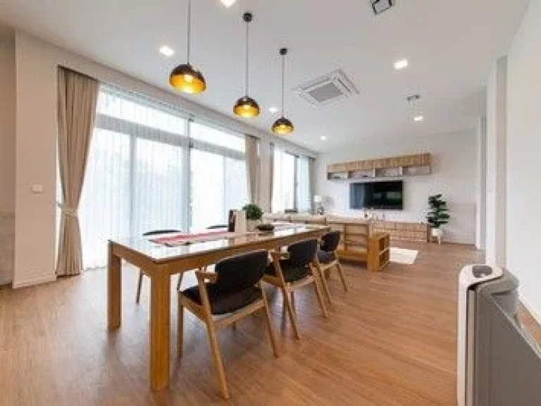 ให้เช่าบ้านเดี่ยว 3 ชั้น 76 ตรวา Fully Furnished ตกแต่งสไตล์ Modern Japanese VIVE พระราม 9 ถนนกรุงเทพกรีฑา ADT602