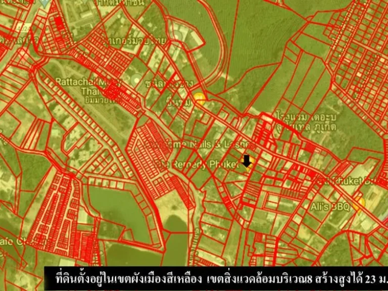 ที่ดินเปล่า ซตาเอียด10 1-2-248ไร่ เอกสารสิทธิ์เป็นโฉนด ผังเมืองสีเหลือง