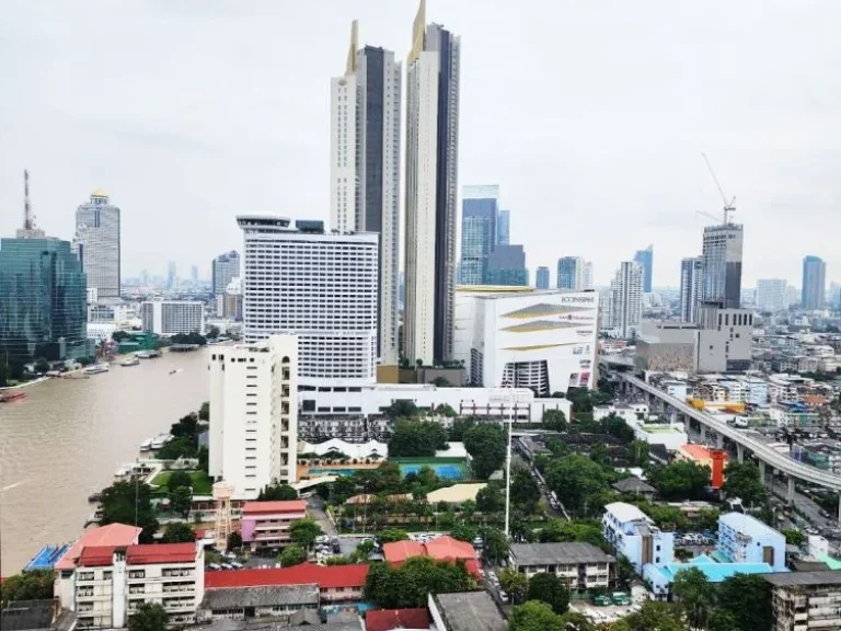 ขายคอนโด 1 ห้องนอน โครงการ บ้านเจ้าพระยา Baan Chao Praya ห้องใหญ่ ริมแม่น้ำเจ้าพระยา ใกล้ไอคอนสยามและ BTS สถานีคลองสาน