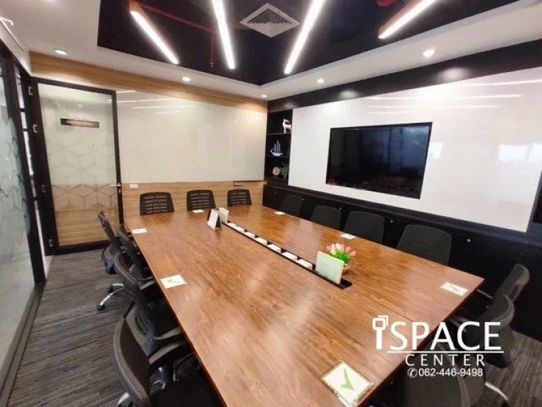 ให้เช่า Serviced Office เซอร์วิส ออฟฟิศ ติด MRTพระราม9 หิ้วโน๊ตบุ๊คเข้าทำงานได้ทันที ตกแต่งเรียบร้อย