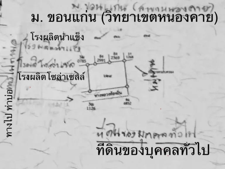 ที่ดินเปล่าหนองคายเหมาะสำหรับลงทุนค้าขายที่ตั้งในไทย ขนส่งออกลาว จีน ใกล้ มขอนแก่น