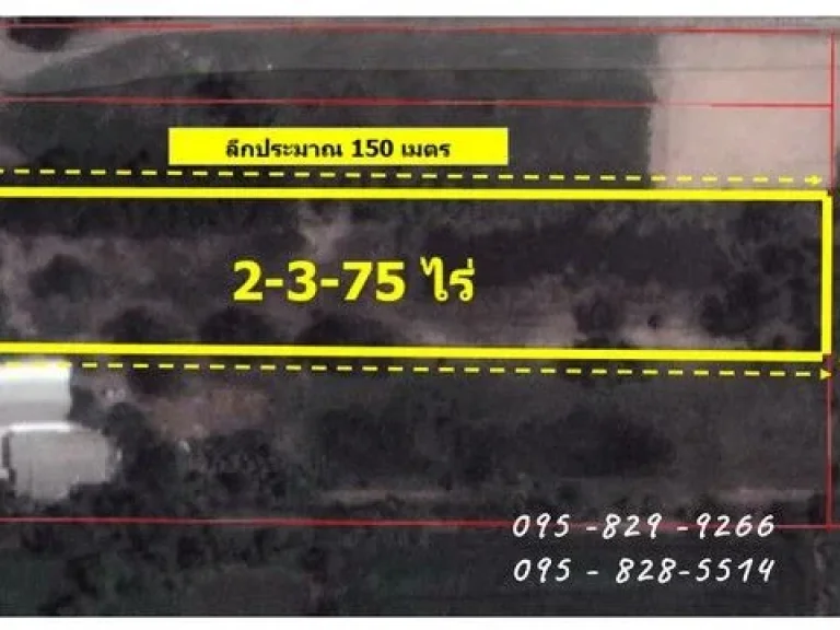 ขายที่ดิน 2-3-75 ไร่ ติดถนน 8 ม ลำลูกกา-องครักษ์ คลอง14