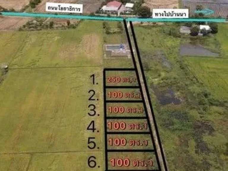 ที่ดิน 100 ตรวา เพียง 250000 บาท เท่านั้น ตบ้านพริก