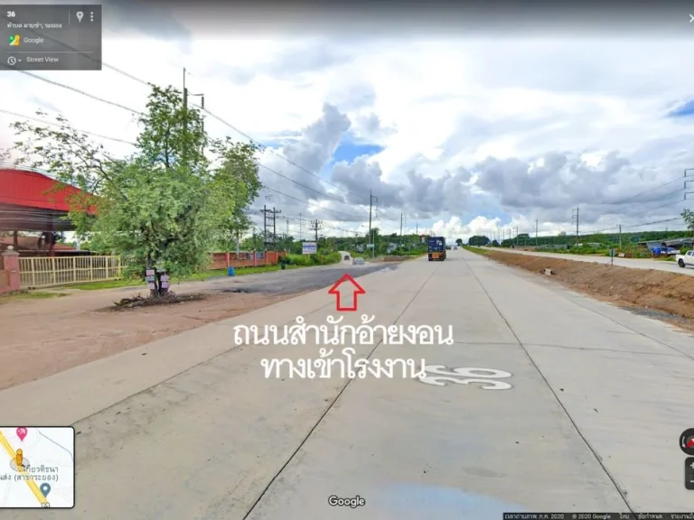 ขายโกดังกับบ้านพัก ตมาบข่า อนิคมพัฒนา จระยอง 24-1-57 ไร่