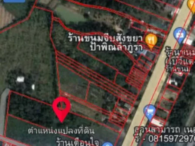 ขายที่ดินสวย ทำเลดี ติดถนนเพชรเกษม ใกล้ตลาดลำภูรา