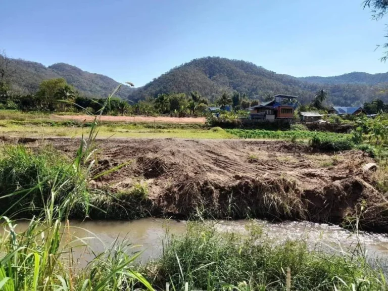 ขายที่ดินติดลำธารน้ำสะเมิงใกล้ที่ว่าการอำเภอโฉนดพร้อมโอน