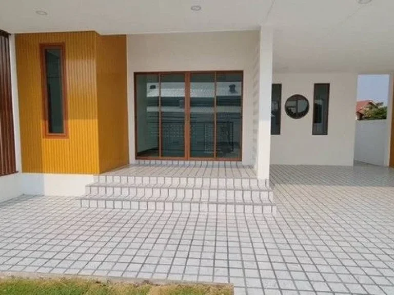 บ้านสร้างใหม่ บ้านโมเดิร์นชั้นเดียว คุณภาพ สิ่งแวดล้อมดี