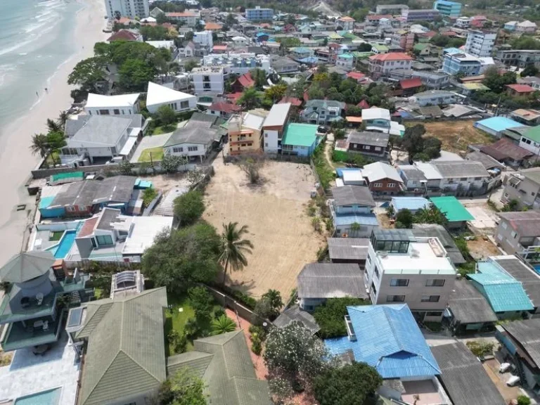 ที่ดิน เกือบ ติดทะเล หัวหิน 1 ไร่กว่า หาดทรายสวย น้ำทะเลใส