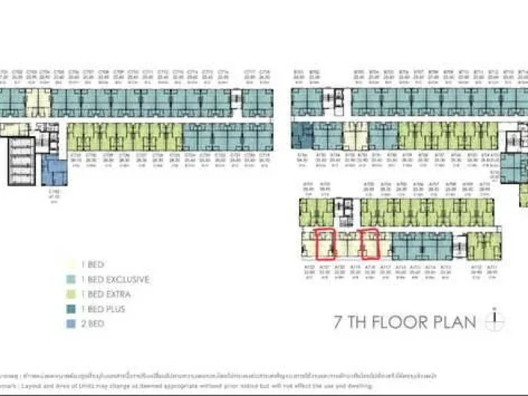 ขายดาวน์ Kave Seedห้อง 1 Bedroom เหลือเพียง 2 ห้องเท่านั้น