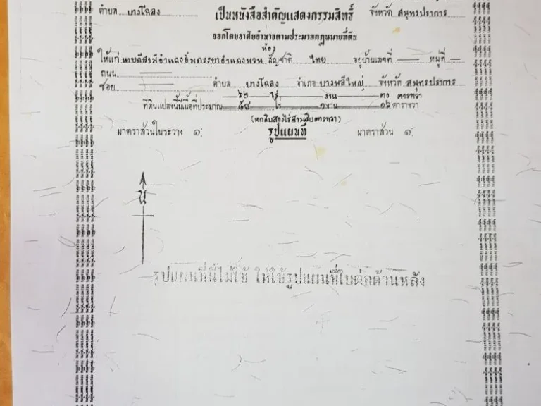 ขายที่ใกล้สนามบินสุวรรณภูมิ 9 ไร่ 2 งาน อยู่หลังโรงงานไทยซัม