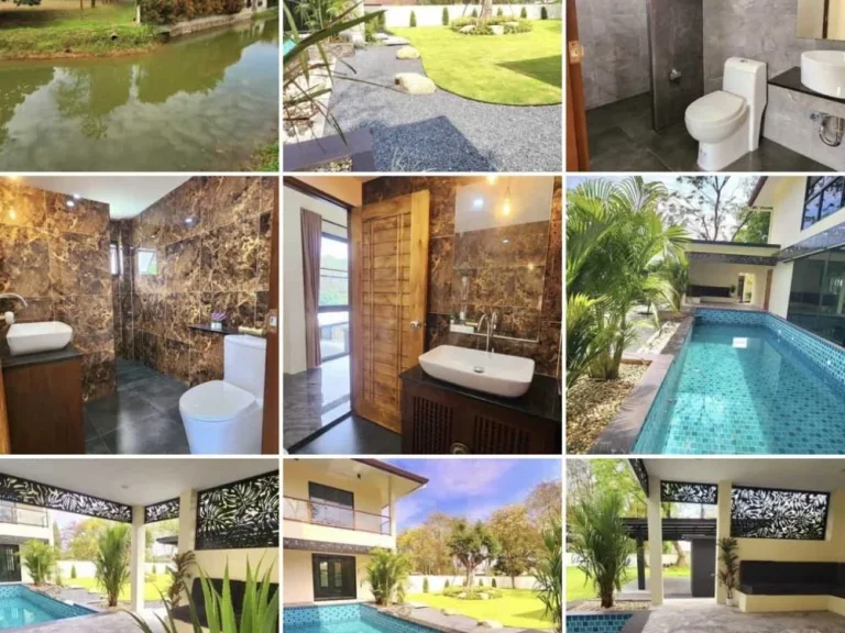 ขายบ้านใหม่ POOL VILLA สระว่ายน้ำส่วนตัวในหมู่บ้าน