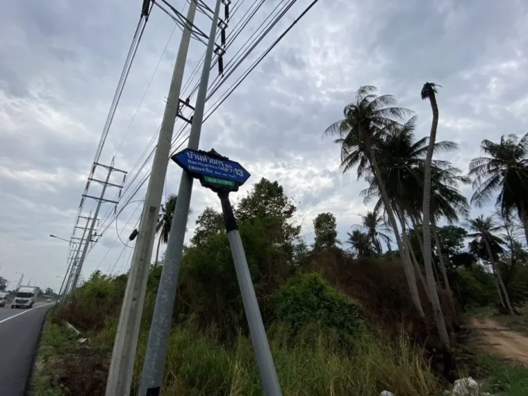 ขายที่ดินเปล่า ติดถนนคู่ขนานมอเตอร์เวย์ ทล7