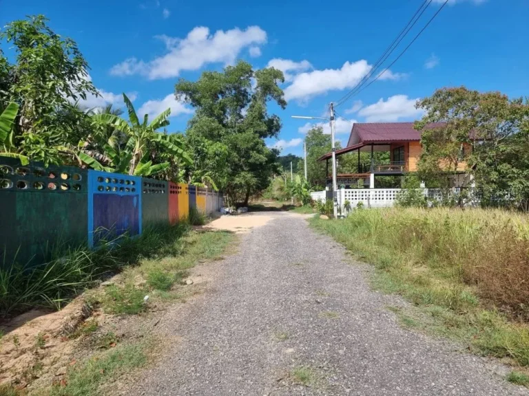 ที่ดิน เกาะยอ 1111 ตรวา น้ำไฟครบ ถนนสาธารณะ ที่ดินถมแล้ว