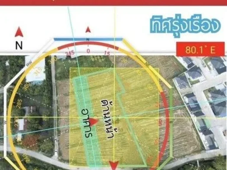 ขายที่ดินใกล้นิคมอุตสาหกรรม สันป่าฝ้าย ลำพูน ฮวงจุ้ยดี