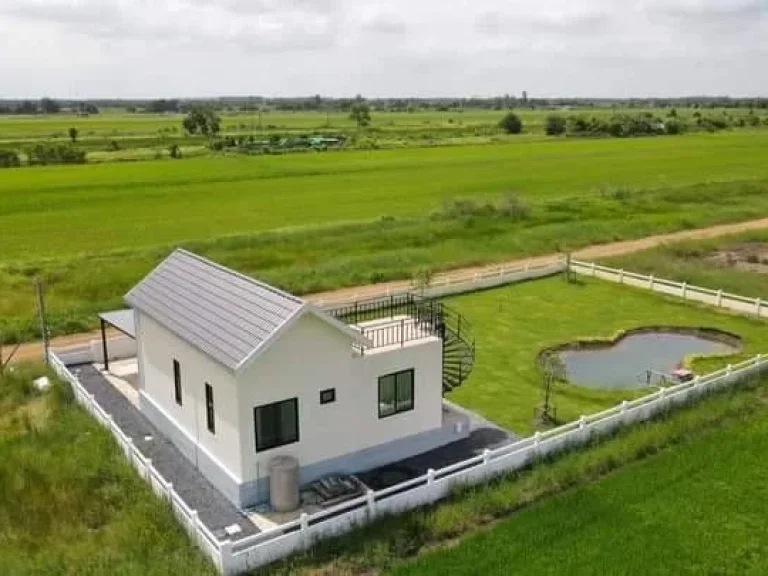 ขายบ้านสวนเกษตรแสนสุข 200 ตรวหลังมศว องครักษ์ นครนายก