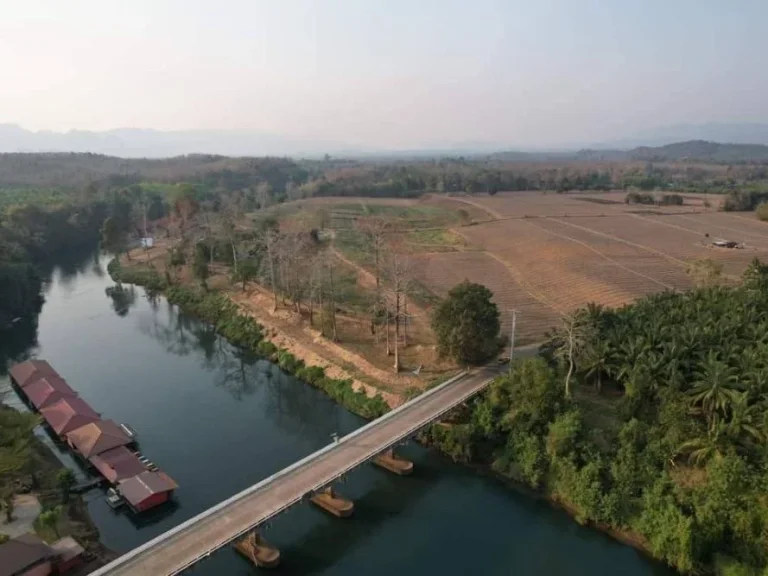 ริมน้ำสะพานหินดาด อำเภอทองผาภูมิ ถูกตำราฮวงจุ้ย หน้าติดน้ำ