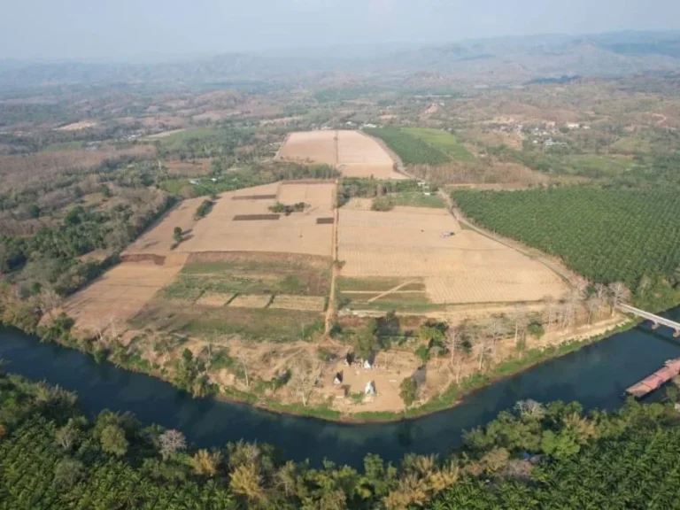 ริมน้ำสะพานหินดาด อำเภอทองผาภูมิ ถูกตำราฮวงจุ้ย หน้าติดน้ำ