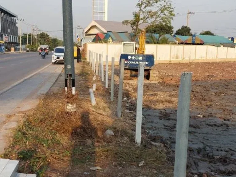 ที่ดินติดถนนสายใยรัก2ไร่ ติดถนนหน้าหลัง ใกล้แยกดอนไก่ดี