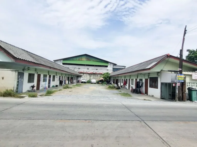 ที่ดินพร้อมห้องแถว ซอยคลองบางไทร วัดลาดปลาดุก บางใหญ่ นนทบุรี