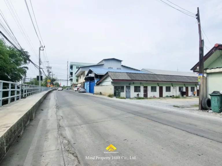 ที่ดินพร้อมห้องแถว ซอยคลองบางไทร วัดลาดปลาดุก บางใหญ่ นนทบุรี