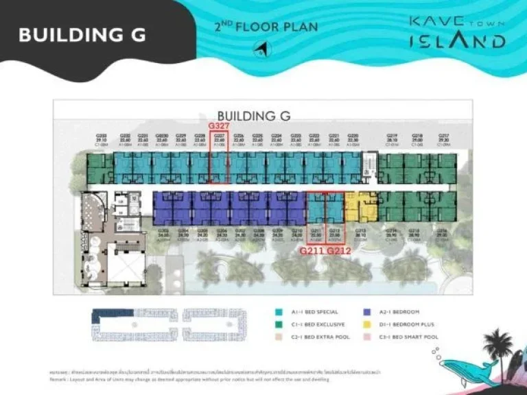 ขายดาวน์ คอนโด เคฟ ทาวน์ ไอส์แลนด์ Kave Town Island