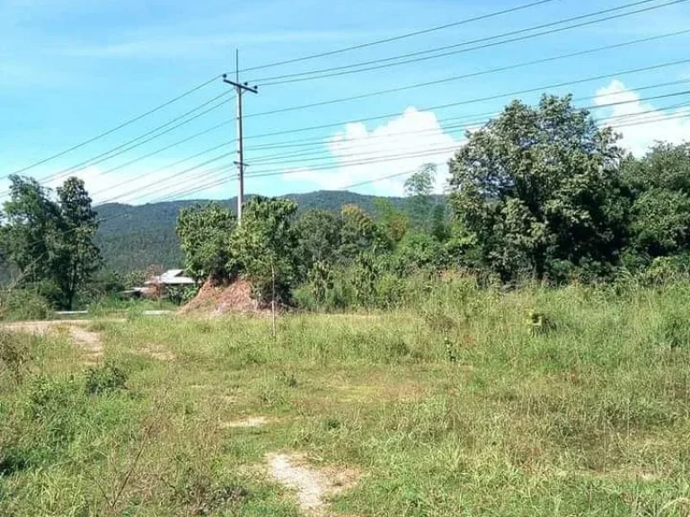 ที่ดินแปลงสวย บนเนิน ติดถนนสายหลัก อน้ำปาด อุตรดิตถ์