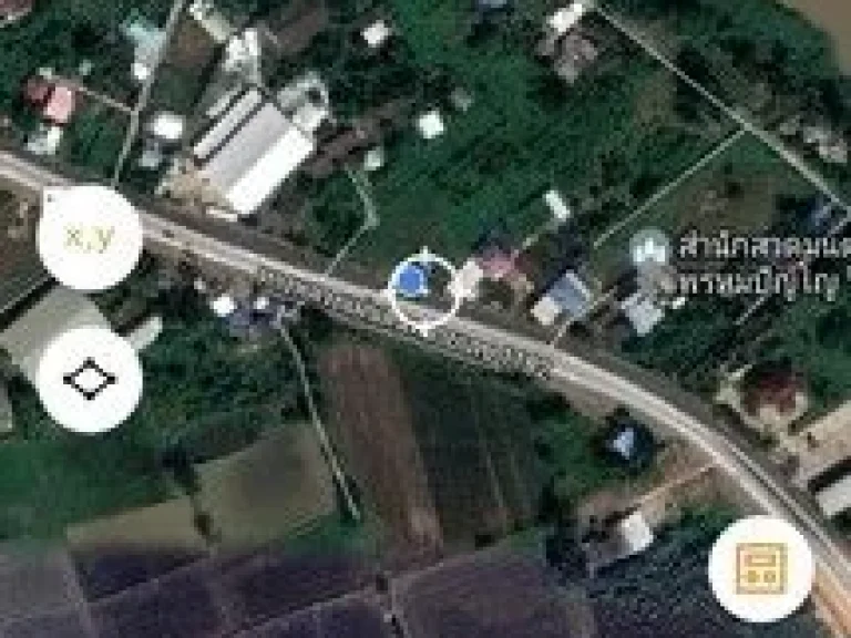 ขายที่ดินเปล่า ติดถนนบ้านแก่งขนาดเนื้อที่ 2-2-80 ไร่ จ