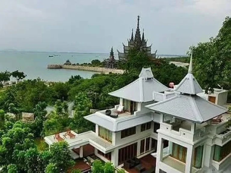 ขายบ้านหรูติดทะเล พัทยา บ้านติดหาดส่วนตัว 364 ตรว