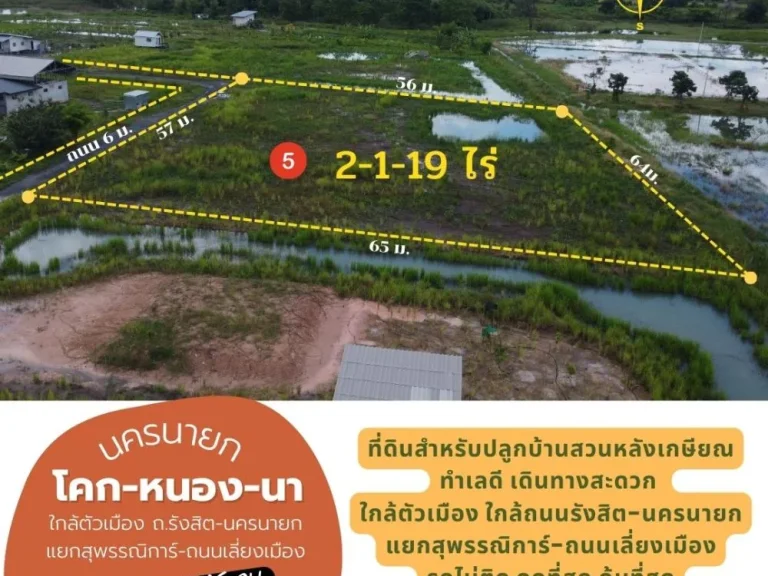 ลดราคารับลมหนาว ที่ดินสวยเพื่อการเกษียณ ที่ นครนายก ขนาด 919