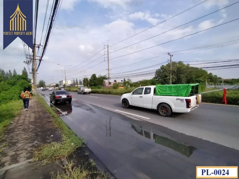 ที่ดิน 7 ไร่ คลองสาม-ปทุมธานี ติดถนนใหญ่สายหลักเหมาะแก่การลง