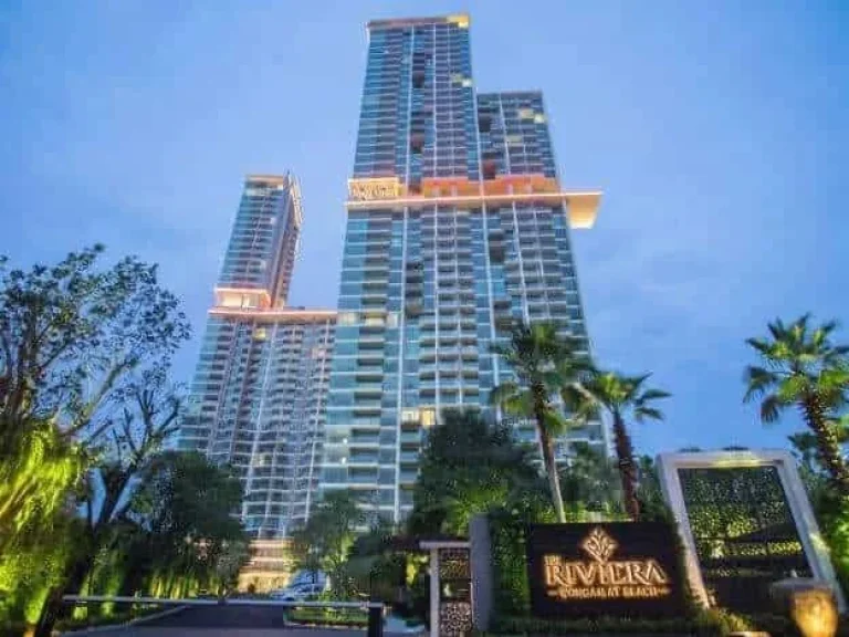 For Rent High Floor with Ocean View 1 BR The Riviera Wongamat