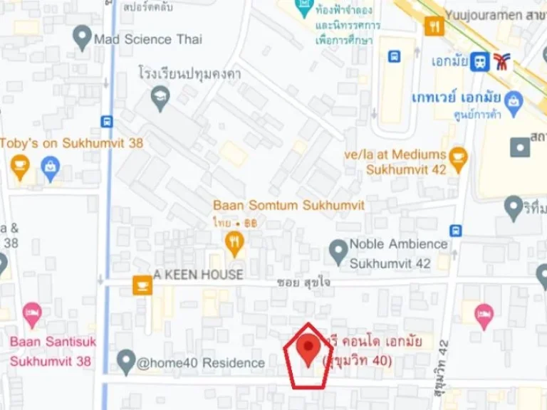 ขาย ทรี คอนโด เอกมัย สุขุมวิท42 ขนาดห้อง 3877 ตรม