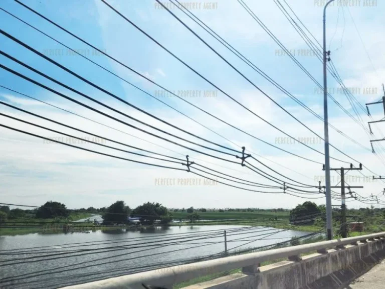 ที่ดินเปล่า 107 ไร่ ติดถนนบางนาตราด สีส้มลายจุดขาว