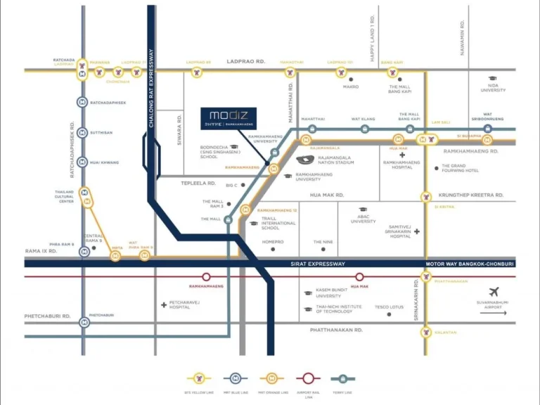 ขายดาวน์คอนโด Modiz Rhyme รามคำแหง ทำเลดี ติด MRT รามคำแหง