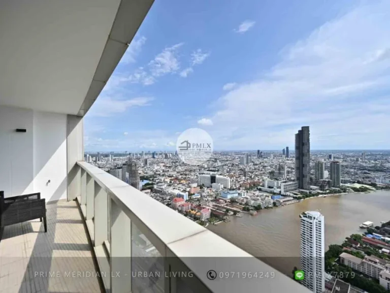 The River Condo - Fully Furnished 3 Bedrooms ชั้นสูง With