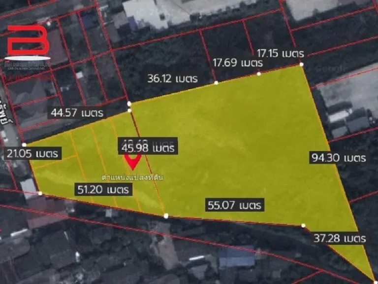 ที่ดินเปล่า แปลงมุม ซอยสุวินทวงศ์ 28 แยก 5 เจริญทรัพย์