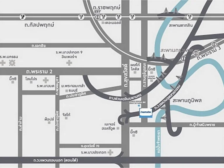 ทาวน์โฮม 3 ชั้น บ้านกลางเมือง พระราม 3-ราษฎร์บูรณะ