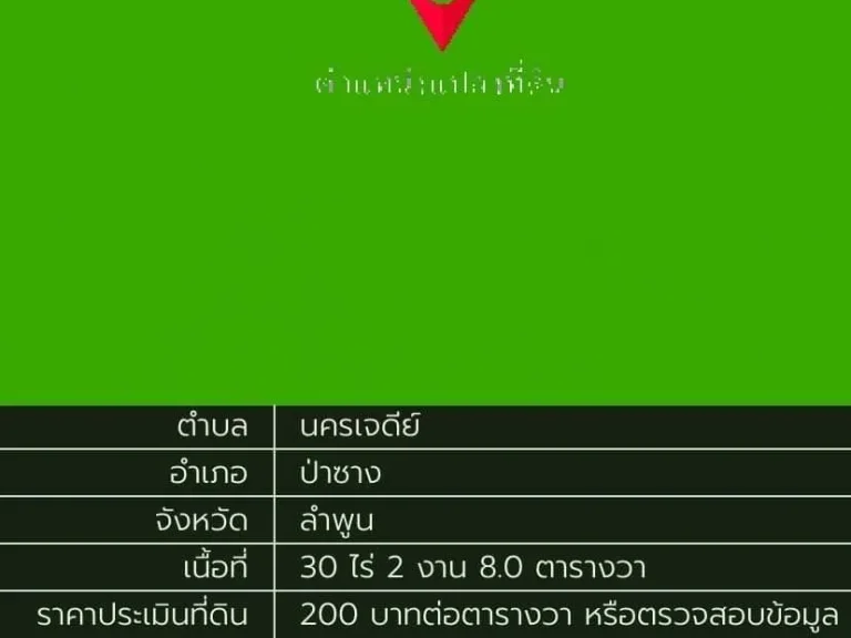 ขายสวนลำไย ติดลำห้วย 30-2-8 ไร่ ป่าซาง จังหวัดลำพูน