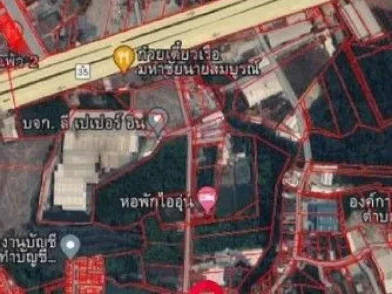 ขายที่ดินสวย 2 ไร่ พระราม2 ซศาลเจ้าพ่อเขาตก บ้านบ่อ